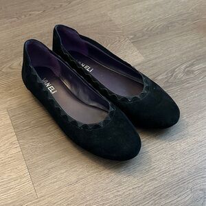 Vaneli Women's Black Suede Loafers